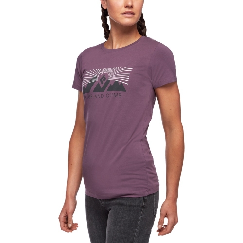 Купить Футболка Black Diamond W SS Rise and Climb Tee BD R7PS  в Киеве по лучшей цене с доставкой в Украине | Магазин NORTHWALL